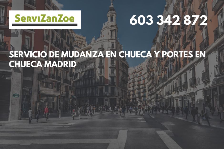 Mudanzas portes en Chueca Madrid