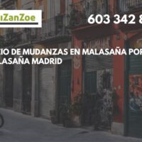 Mudanzas y portes en Malasaña Madrid
