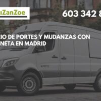 Portes y mudanzas con furgoneta en Madrid