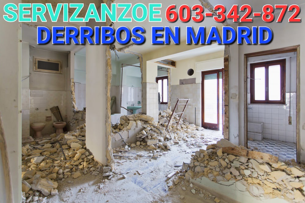 Servicios en Madrid Demolicion tabiques