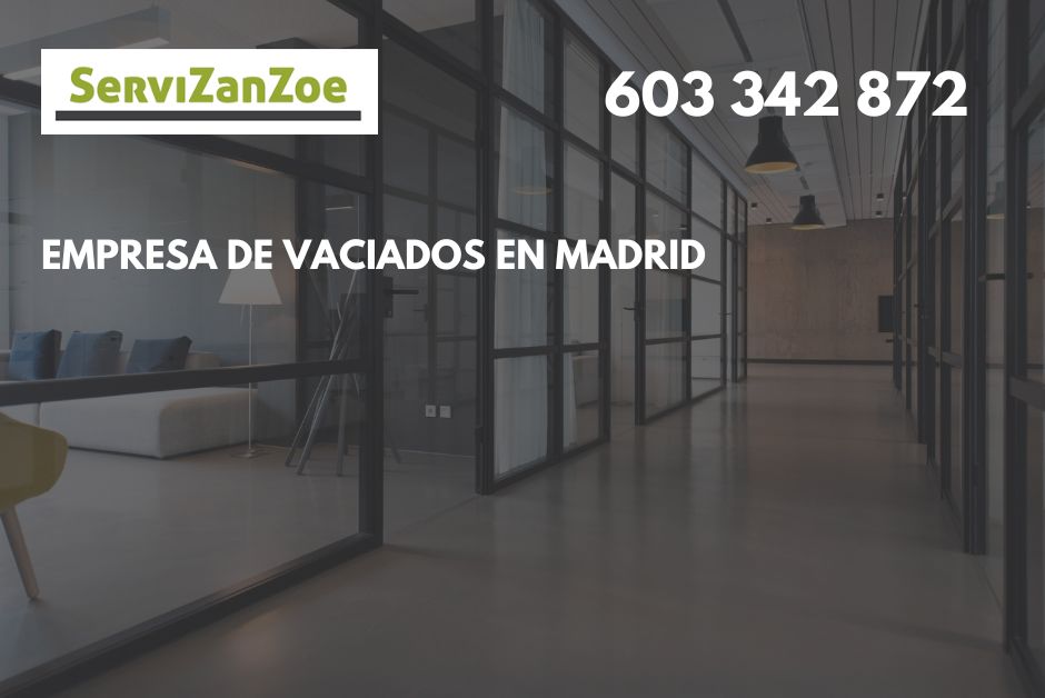 empresa de vaciados en madrid