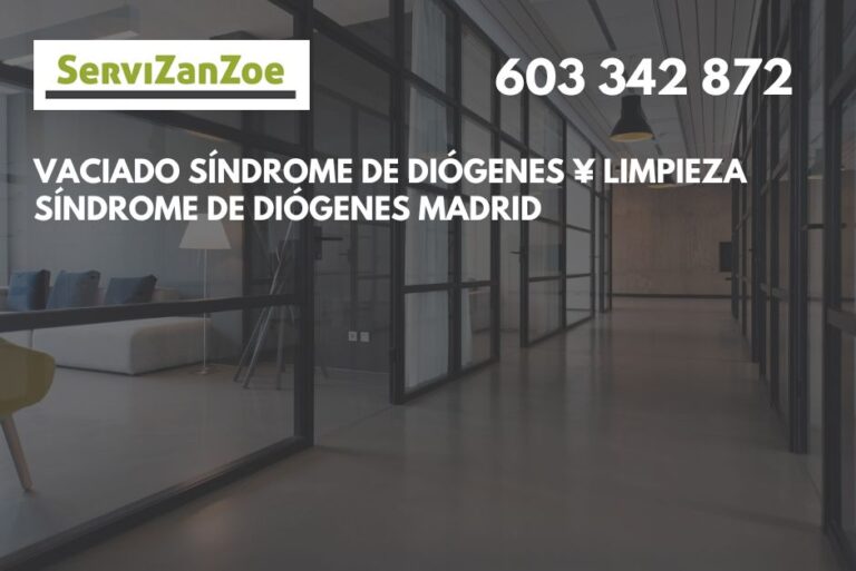 Vaciado de síndrome de Diógenes en Madrid / limpieza de síndrome de Diógenes en Madrid