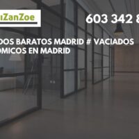 Vaciados baratos en Madrid / vaciados económicos en Madrid